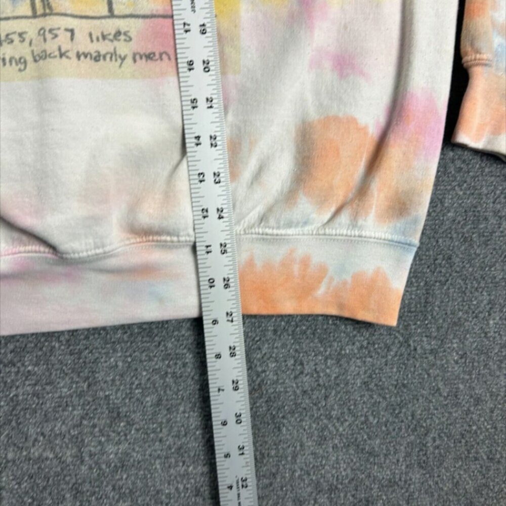 Harry Styles Sweatshirt Adults Large Tie Dye Graphic Crew Neck Pullover Gildan‎ - Picture 4 of 12